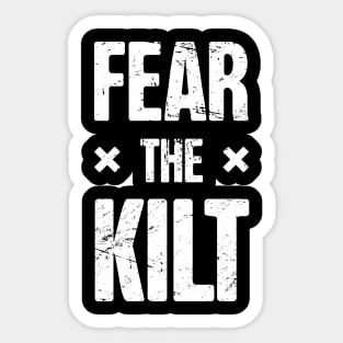 Kilt - Funny Renaissance Festival Faire Sticker